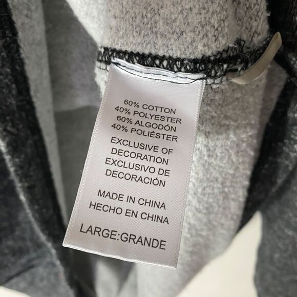 Tommy Bahama Men's Large Sweatshirt Crewneck Gray Heathered Cotton Blend EUC - Picture 4 of 5